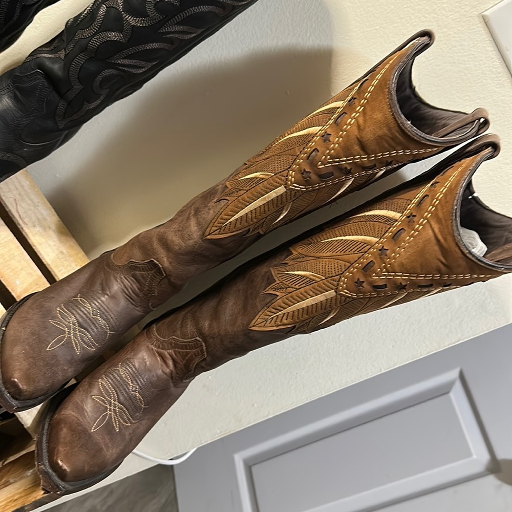 Rock em boots size 7 run small